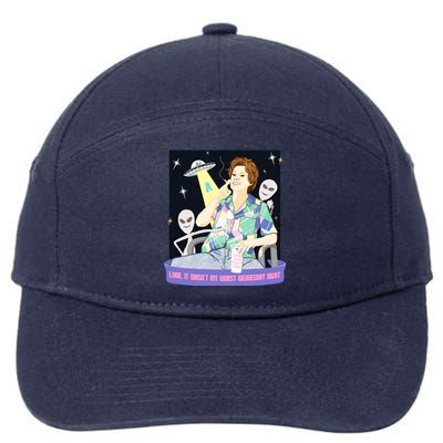 Look It WasnT My Worst Wednesday Night Kate Mckinnon 7-Panel Snapback Hat