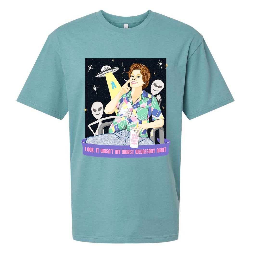 Look It WasnT My Worst Wednesday Night Kate Mckinnon Sueded Cloud Jersey T-Shirt