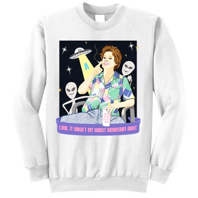 Look It WasnT My Worst Wednesday Night Kate Mckinnon Sweatshirt