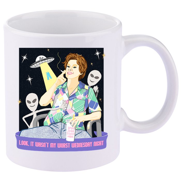 Look It WasnT My Worst Wednesday Night Kate Mckinnon 11oz C Handle Ceramic Mug