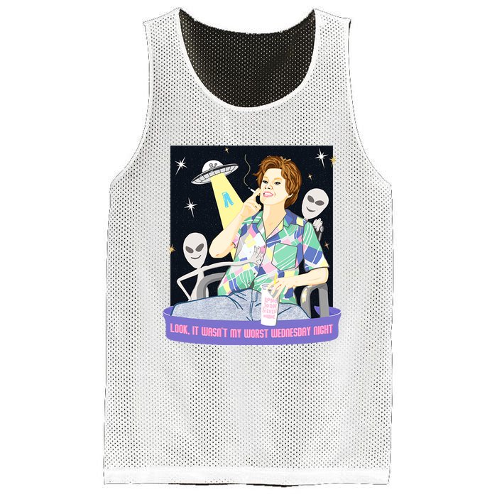 Look It WasnT My Worst Wednesday Night Kate Mckinnon Mesh Reversible Basketball Jersey Tank