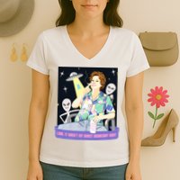 Look It WasnT My Worst Wednesday Night Kate Mckinnon Women's V-Neck T-Shirt