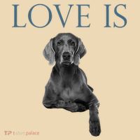Love Is Weimaraner Drawstring Bag