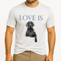 Love Is Weimaraner Cooling Performance Crew T-Shirt