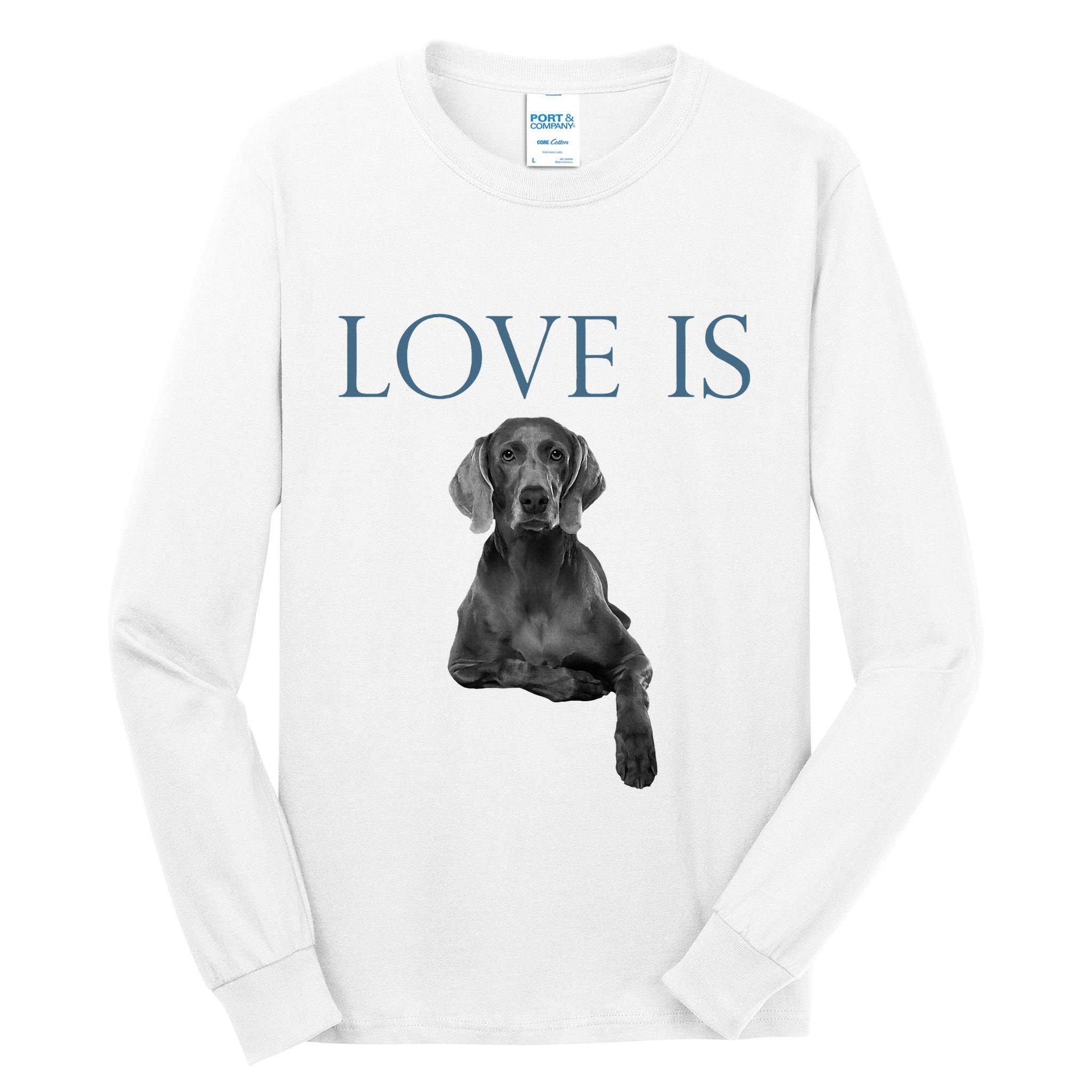 Love Is Weimaraner Tall Long Sleeve T-Shirt