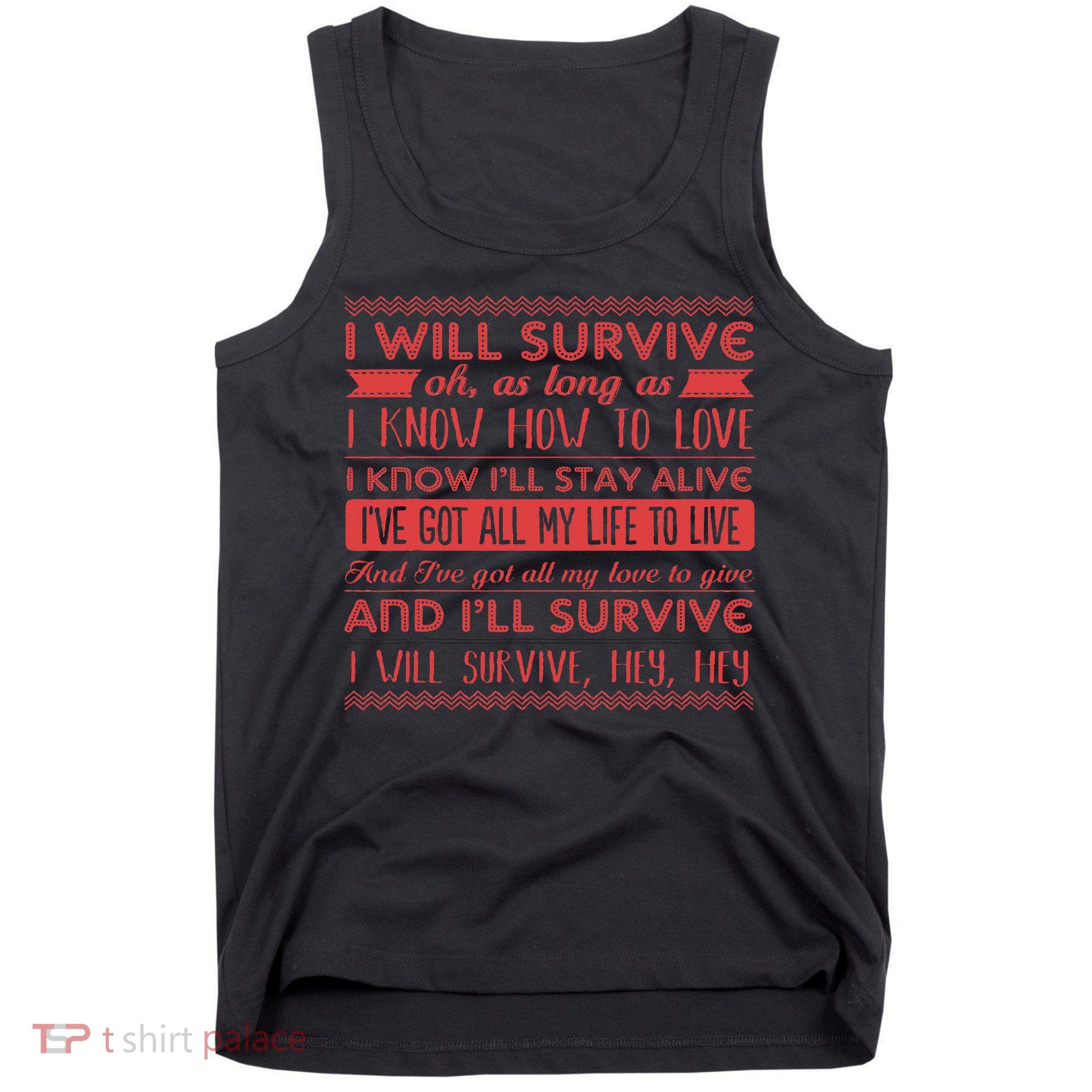 Lyriclyfe I Will Survive Tank Top