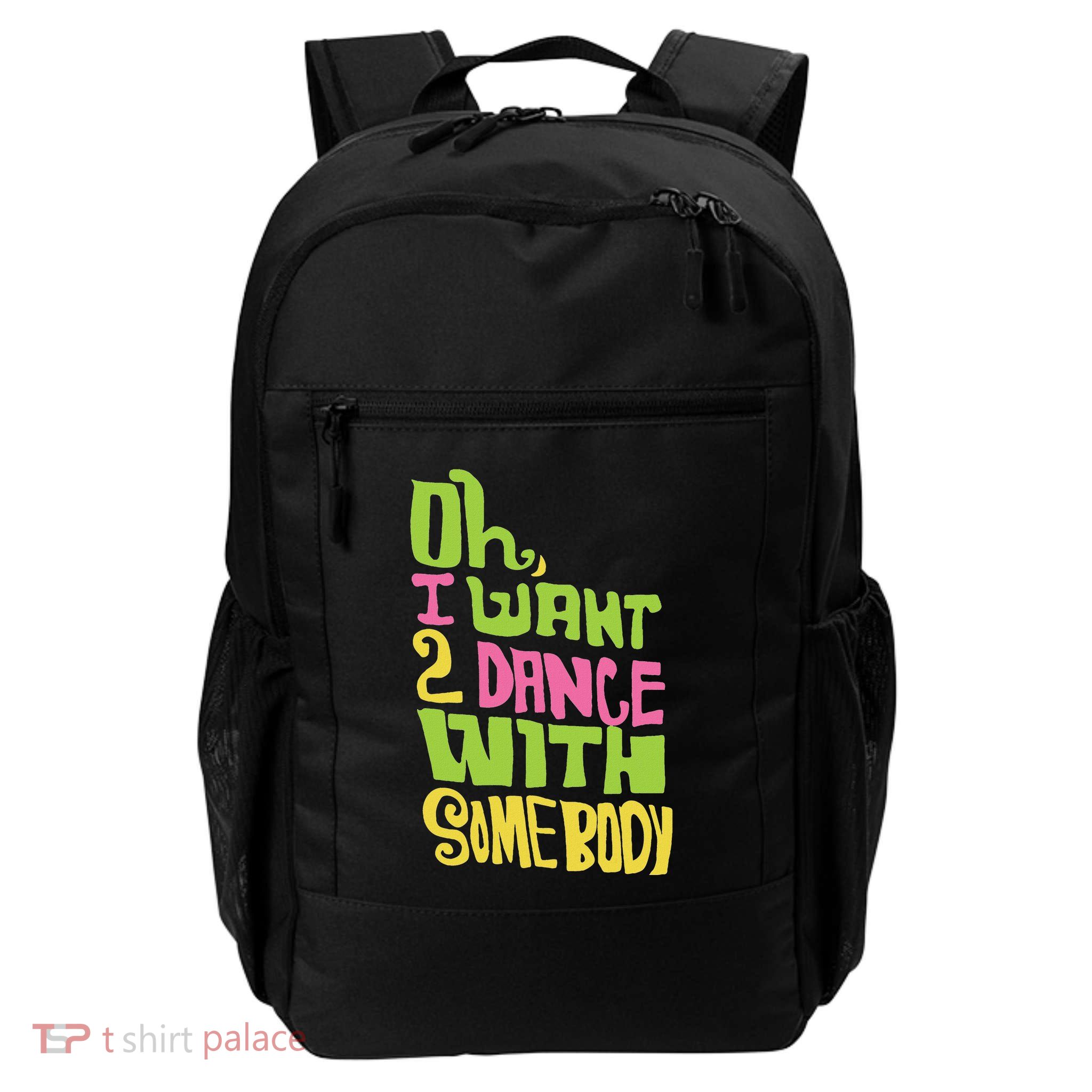 Lyriclyfe I Wanna Dance With Somebody Daily Commute Backpack