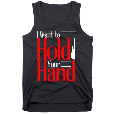 LyricLyfe I WANT TO HOLD YOUR HAND Tank Top