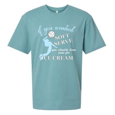 LIBERO If you wanted soft serve ice cream volleyball Sueded Cloud Jersey T-Shirt