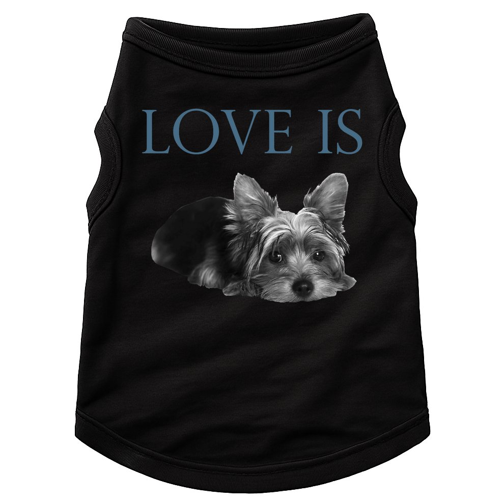 Love Is Yorkshire Terrier Yorkie Doggie Tank