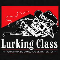 Lurking-Class If Yer Gunna Be Dumb, You Better Be Tuff” Ladies PosiCharge Tri-Blend Wicking Tank