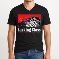 Lurking-Class If Yer Gunna Be Dumb, You Better Be Tuff” V-Neck T-Shirt