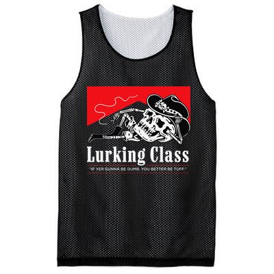 Lurking-Class If Yer Gunna Be Dumb, You Better Be Tuff” Mesh Reversible Basketball Jersey Tank