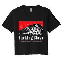 Lurking-Class If Yer Gunna Be Dumb, You Better Be Tuff” Crop Top