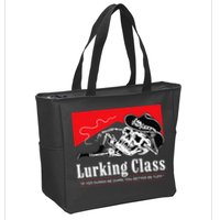 Lurking-Class If Yer Gunna Be Dumb, You Better Be Tuff” Zip Tote Bag