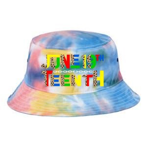 Leopard Juneteenth 19th Freedom Black Pride Black History Gift Tie Dye Newport Bucket Hat