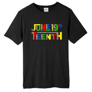 Leopard Juneteenth 19th Freedom Black Pride Black History Gift Tall Fusion ChromaSoft Performance T-Shirt