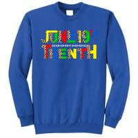 Leopard Juneteenth 19th Freedom Black Pride Black History Gift Sweatshirt