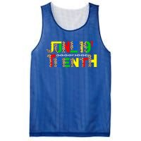 Leopard Juneteenth 19th Freedom Black Pride Black History Gift Mesh Reversible Basketball Jersey Tank