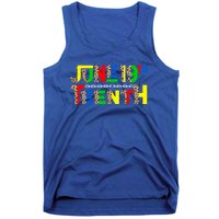 Leopard Juneteenth 19th Freedom Black Pride Black History Gift Tank Top