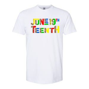 Leopard Juneteenth 19th Freedom Black Pride Black History Gift Softstyle CVC T-Shirt