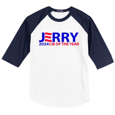 Limited Jerry 2024 Lib Of The Year Baseball Sleeve Shirt