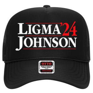 Ligma Johnson 2024 Political Fun Run  High Crown Mesh Back Trucker Hat