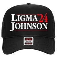 Ligma Johnson 2024 Political Fun Run  High Crown Mesh Back Trucker Hat