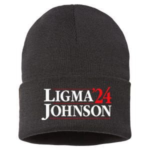 Ligma Johnson 2024 Political Fun Run  Sustainable Knit Beanie