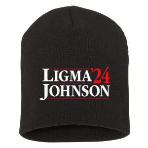 Ligma Johnson 2024 Political Fun Run  Short Acrylic Beanie