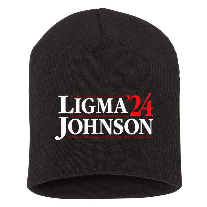 Ligma Johnson 2024 Political Fun Run  Short Acrylic Beanie