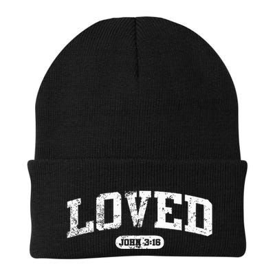Loved John 316 Jesus Christian Faith Beanie