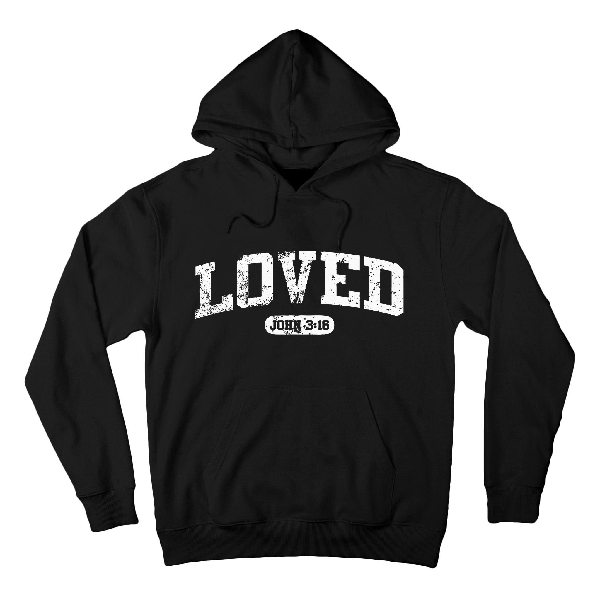 Loved John 316 Jesus Christian Faith Tall Hoodie