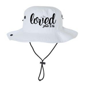 Loved John 3:16 Quote Legacy Cool Fit Booney Bucket Hat