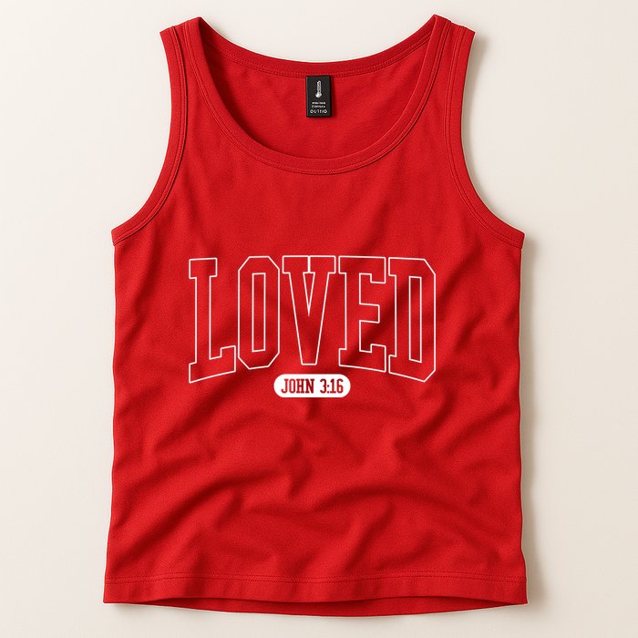 Loved John 3 16 Tank Top