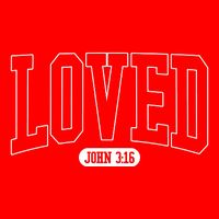 Loved John 3 16 Golf Towel