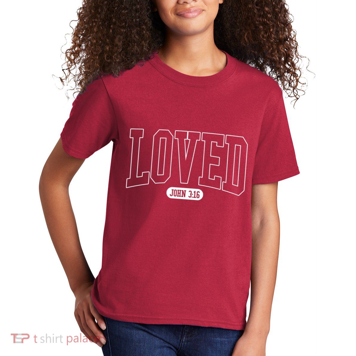 Loved John 3 16 Kids T-Shirt