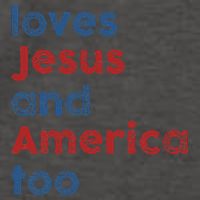 Loves Jesus And America Too 4th of July Proud Vector Backpack