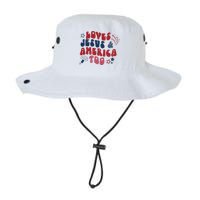 Loves Jesus And America Too Legacy Cool Fit Booney Bucket Hat