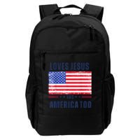 Loves Jesus and America Too Daily Commute Backpack