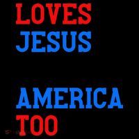 Loves Jesus And America Too 4th Of July 16 in Basic Backpack