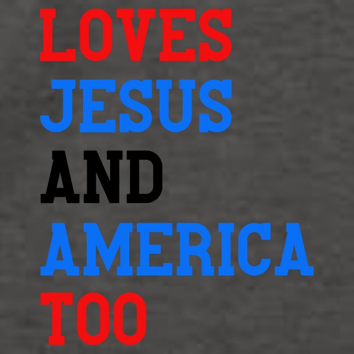 Loves Jesus And America Too 4th Of July Vector Backpack