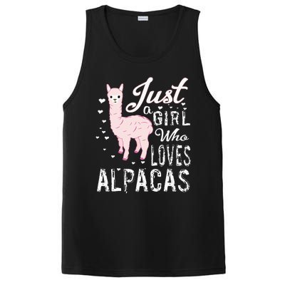 LVGTeam Just a Who Loves ALPACAS PosiCharge Competitor Tank