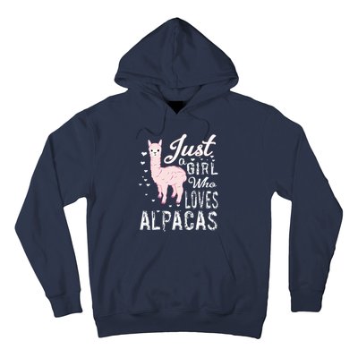 LVGTeam Just a Who Loves ALPACAS Hoodie