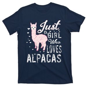 LVGTeam Just a Who Loves ALPACAS T-Shirt