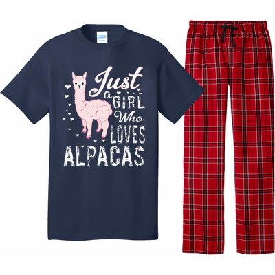 LVGTeam Just a Who Loves ALPACAS Pajama Set