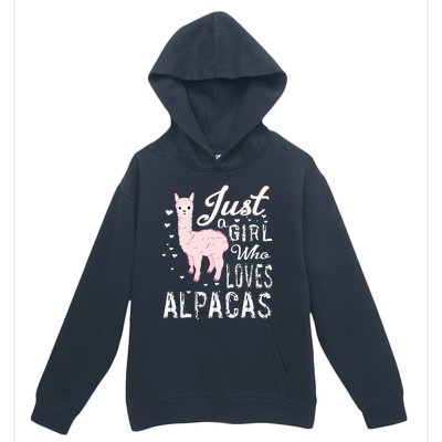 LVGTeam Just a Who Loves ALPACAS Urban Pullover Hoodie