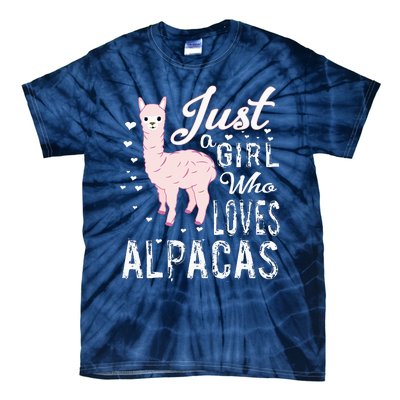 LVGTeam Just a Who Loves ALPACAS Tie-Dye T-Shirt