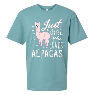 LVGTeam Just a Who Loves ALPACAS Sueded Cloud Jersey T-Shirt