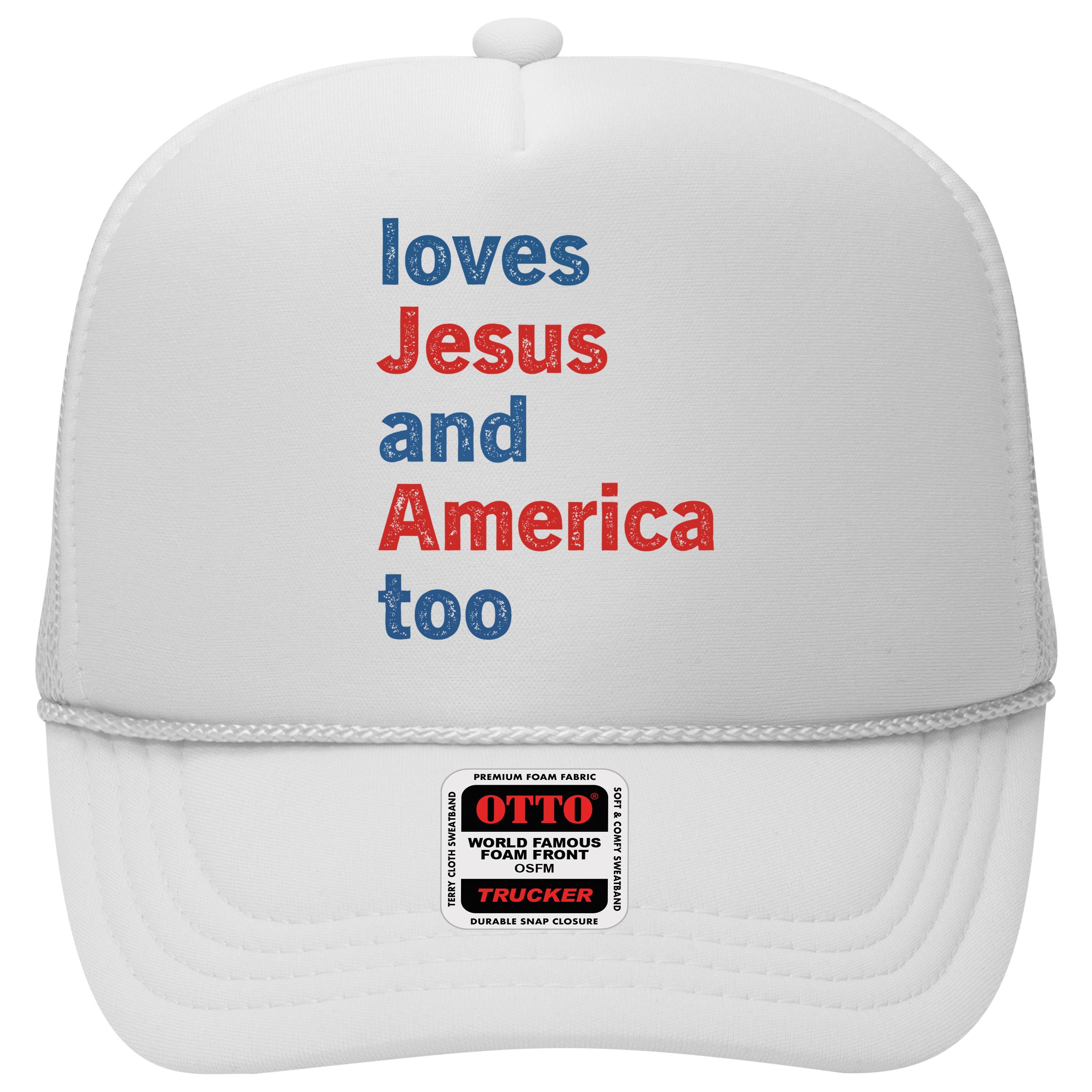 Loves Jesus And America Too Hat